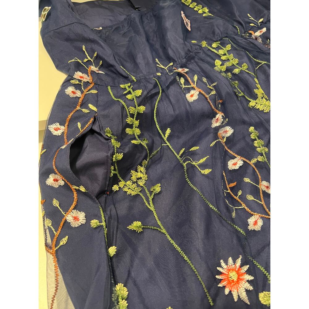 Summer Dress Embroidered Floral Cami Dress - Picture 5 of 7